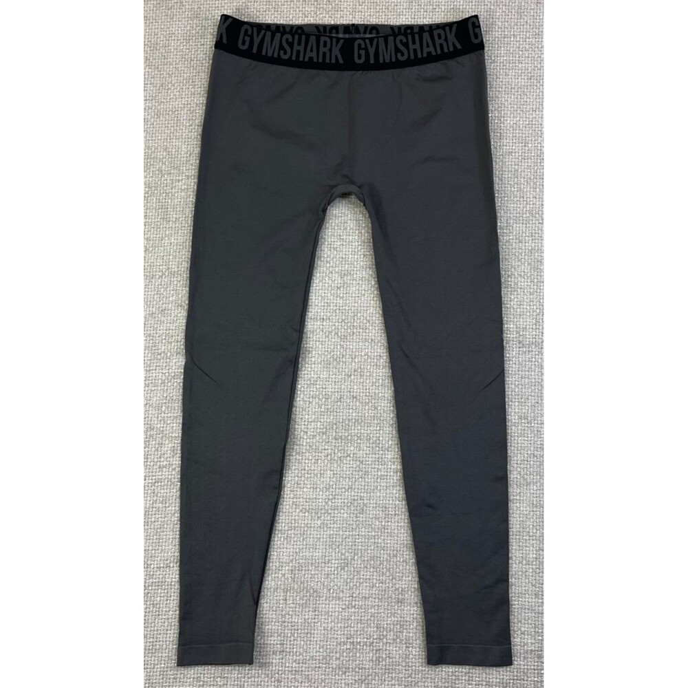 Gymshark Seamless Leggings Women's Medium Dark Gray High Waisted Workout Gym